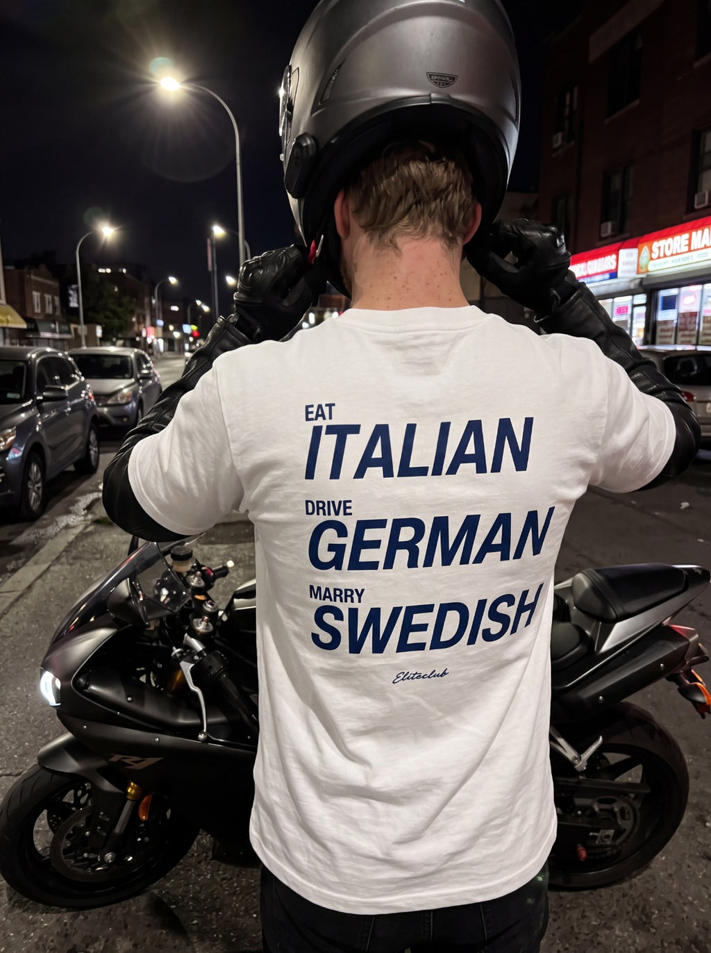 Eat Italian, Drive German, Marry Swedish T-Shirt